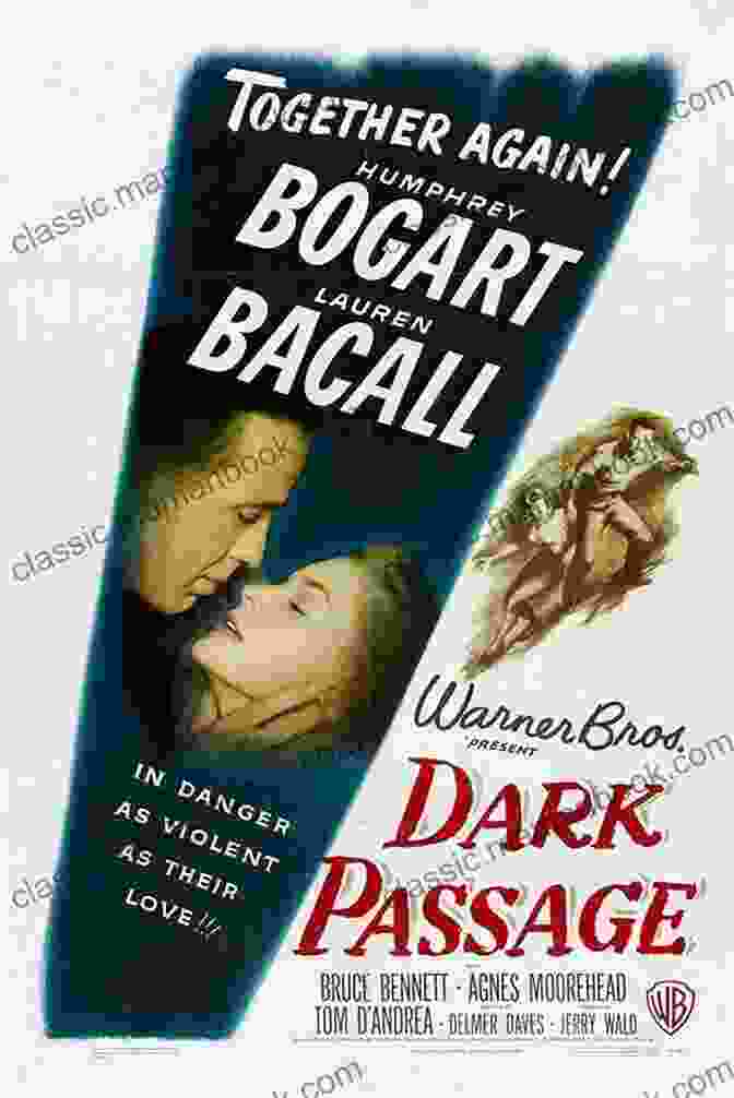 A Dark And Mysterious Poster For The Movie Dark Passage, Featuring Two Women In A Passionate Embrace. Dark Passage: A Lesbian Thriller