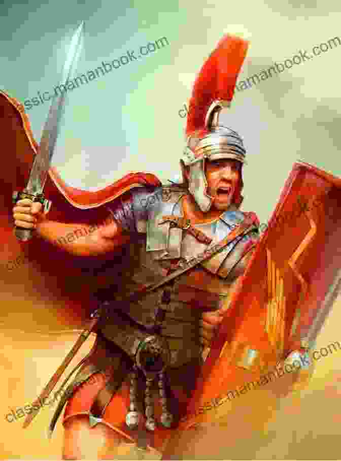 A Depiction Of Roman Legionnaires In Battle, Their Faces Etched With Determination And Resolve. Brothers In Blood: A Roman Legion Novel