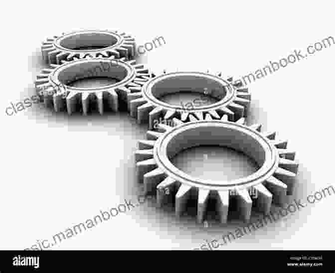 A Graphic Depicting Two Gears Interlocking, Representing The Merging Of Two Concepts Through Metaphor A Phone Call To The Future: New And Selected Poems