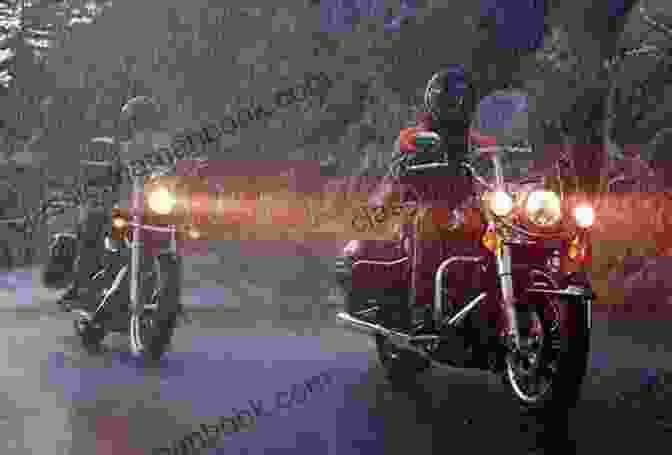 A Group Of Bikers Riding In Heavy Rain The Riders (The Riders 1)