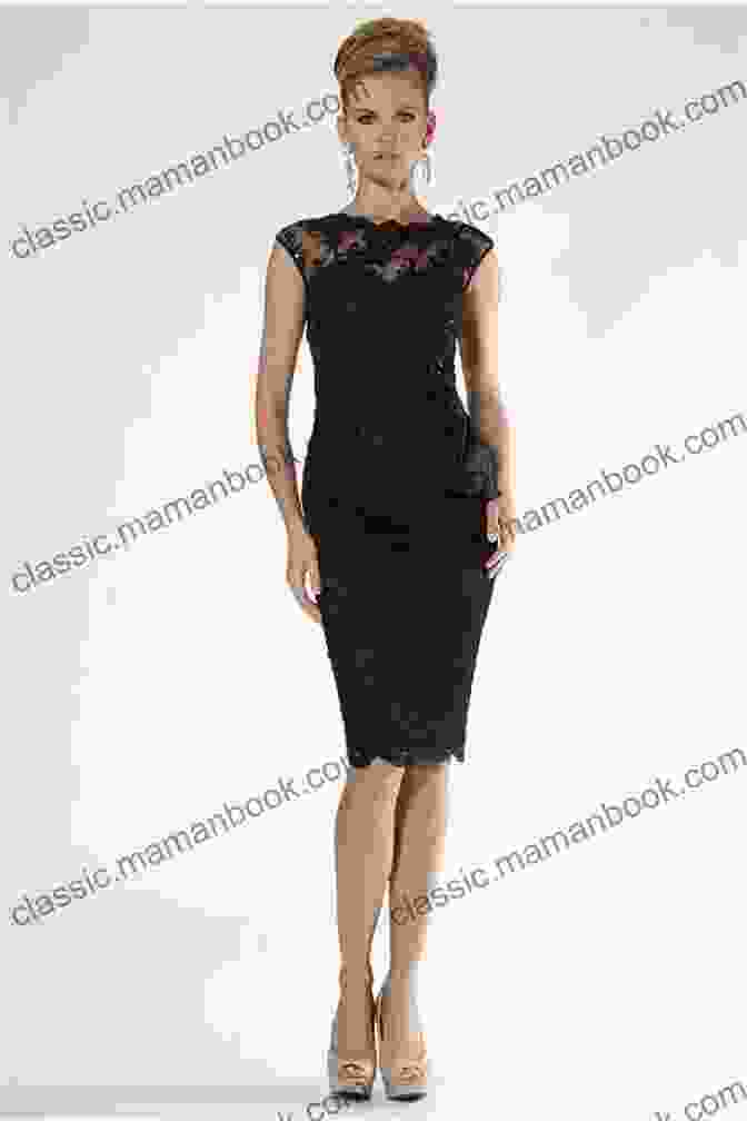 A Portrait Of A Woman Wearing A Black Dress With Lace And Intricate Patterns Pretty Witch In Black Pattern