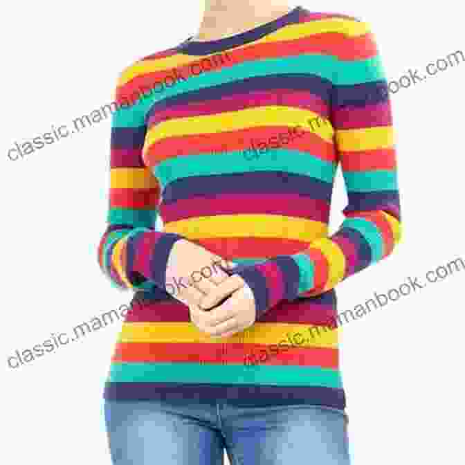 A Rainbow Striped Sweater With A Crew Neck And Long Sleeves. Loom Magic Charms : 25 Cool Designs That Will Rock Your Rainbow