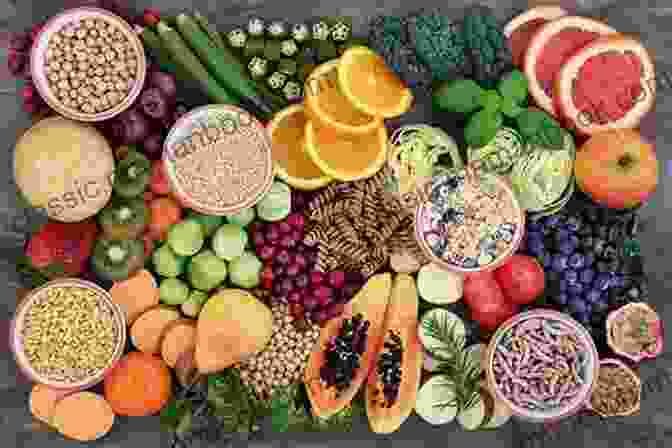 A Variety Of Colorful Fruits, Vegetables, And Whole Grains, Representing A Healthy And Balanced Diet For Optimal Nutrition And Physical Well Being Nutrition And Physical Degeneration: A Healthy Approach To Aging (Wellness 2)