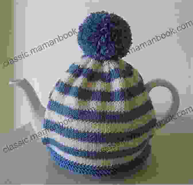 A Vibrant Knitted Tea Cosy Adorned With Colorful Motifs, Reminiscent Of The Eclectic Spirit Of Glastonbury Festival Glastonbury Festival: Tea Cosy Knitting Pattern