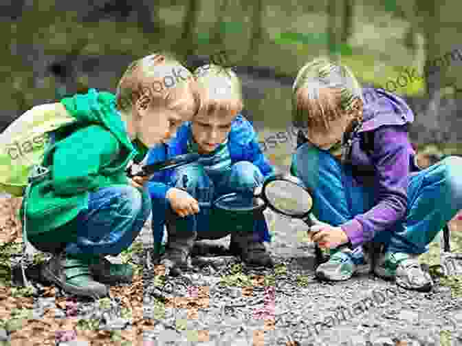 Image Of Children Playing Outdoors In A Natural Environment. The Design Of Childhood: How The Material World Shapes Independent Kids