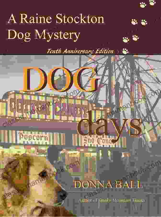 Raine Stockton Dog Mysteries Book Series Banner With A Woman And Her Dog Investigating A Crime Scene High In Trial (Raine Stockton Dog Mysteries 7)
