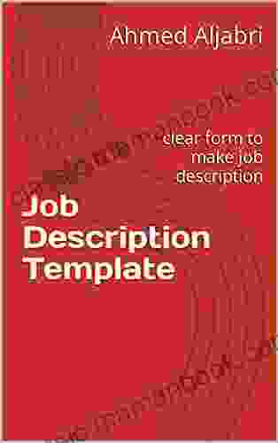 Job Description Template: Clear Form To Make Job Description