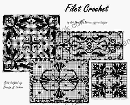Filet Crochet: 10 Deco/Nouveau Designs
